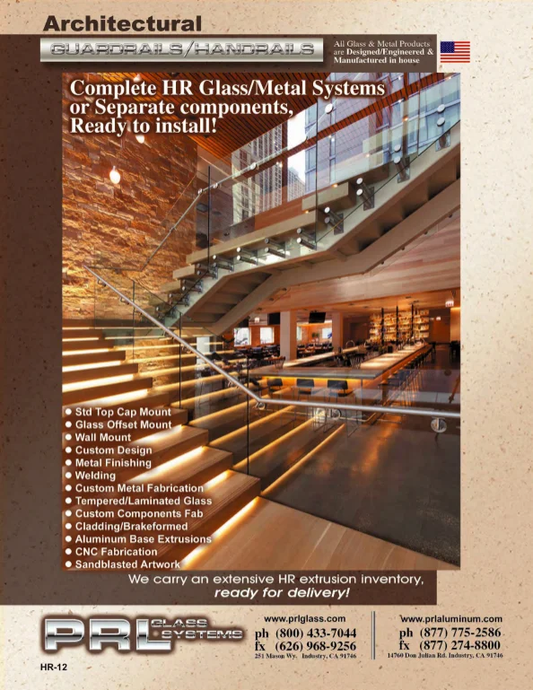 Complete Glass and Metal Handrail System Catalog