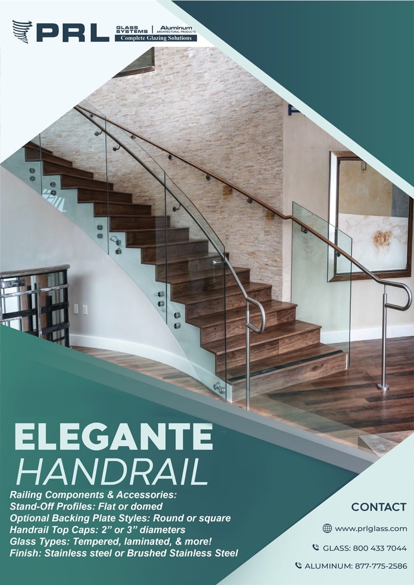 Elegante All-Glass Frameless Railings at PRL!