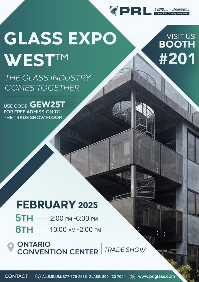 DON’T MISS OUT ON THE GLASS EXPO WEST™ ‘2025!