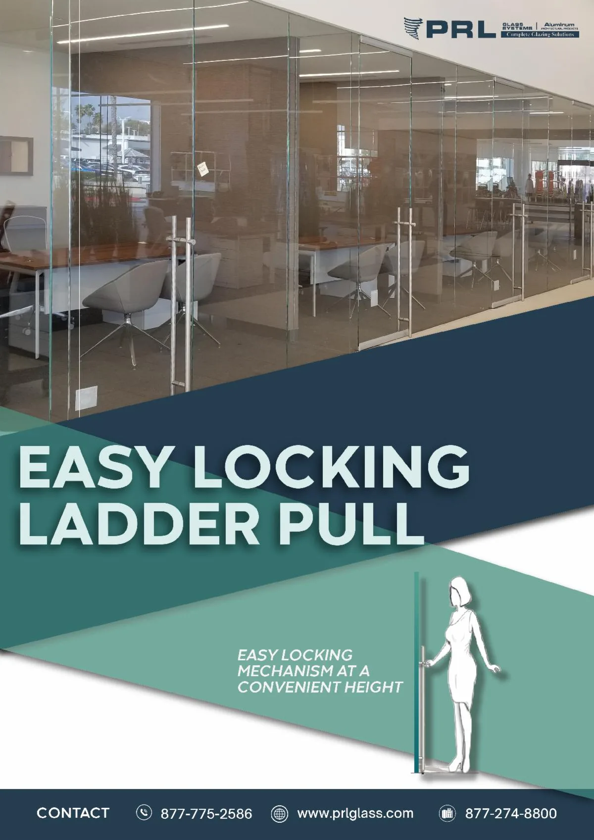 Locking Ladder Pull Handles