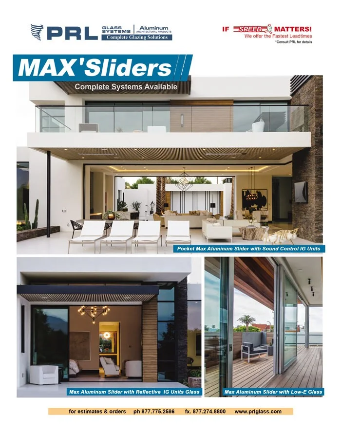 Shop PRL’s Max Aluminum Sliders. Energy Efficient Exterior Doors in Vast Configurations!