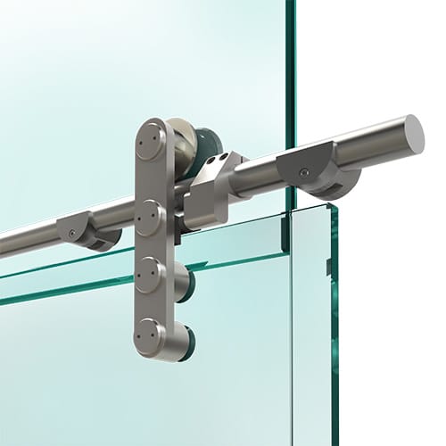 Ruby Glass Slider Glass Mount