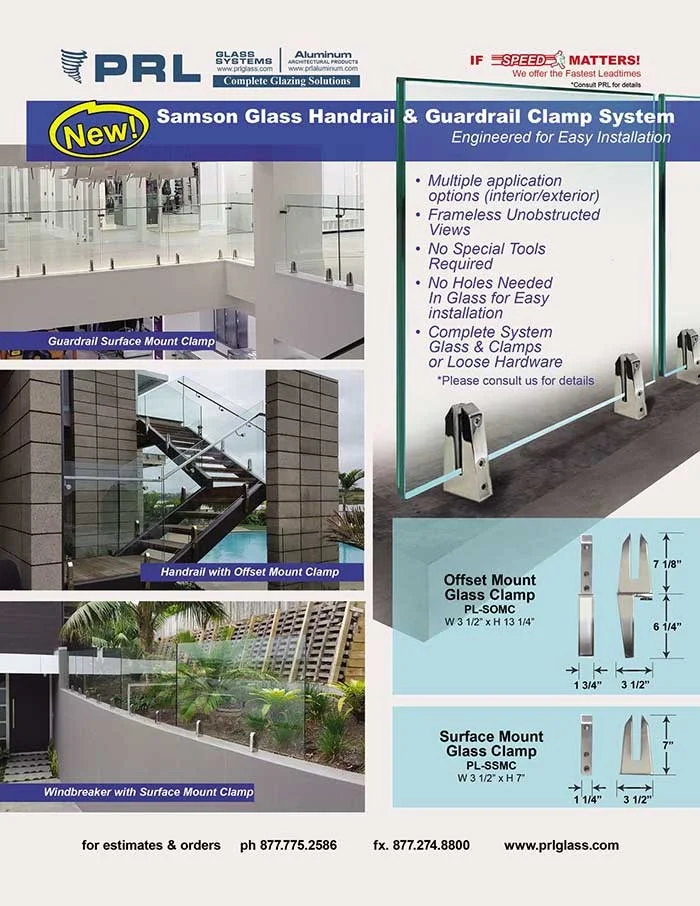 Samson Glass Handrail & Guardrail Clamp System