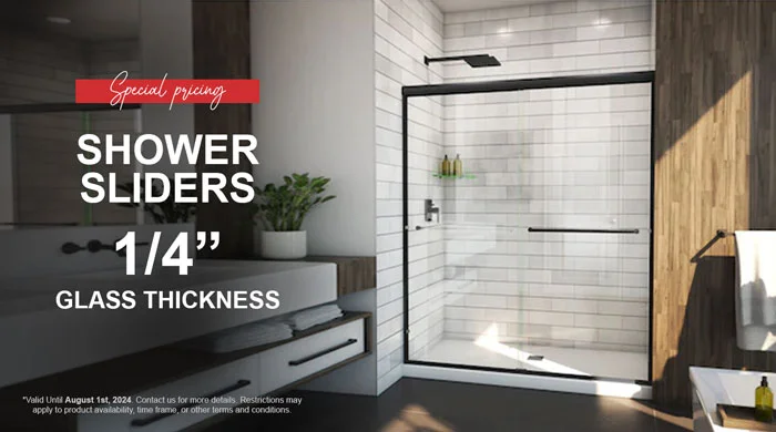Special Pricing for Complete Shower Sliders