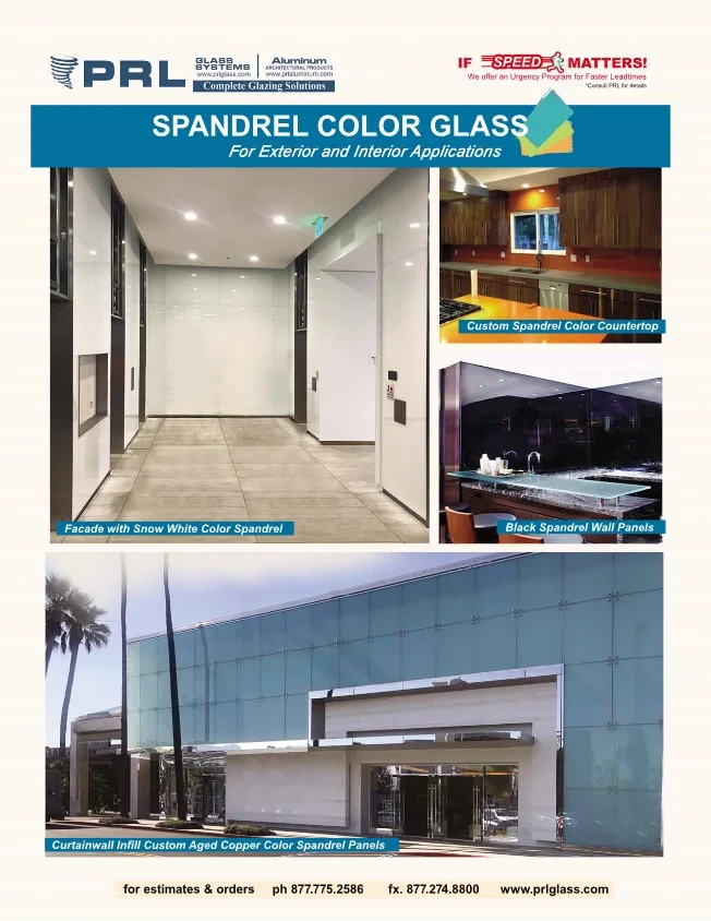 Spandrel Glass. Where Can I Buy Endless Colors? PRL of Los Angeles County!