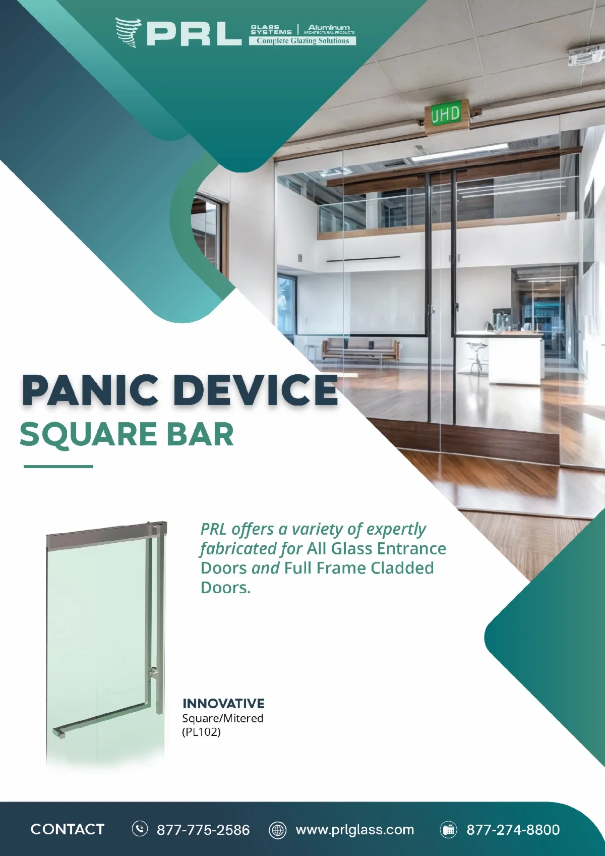 Squared Profile Panic Devices