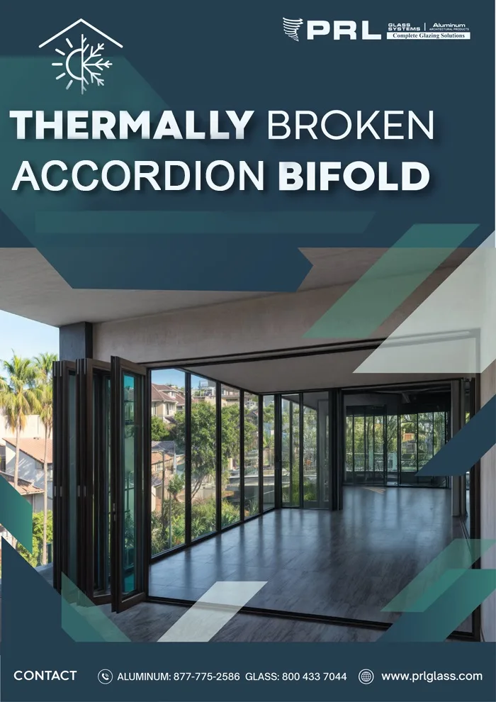 Thermally Broken Accordion Bifold Door