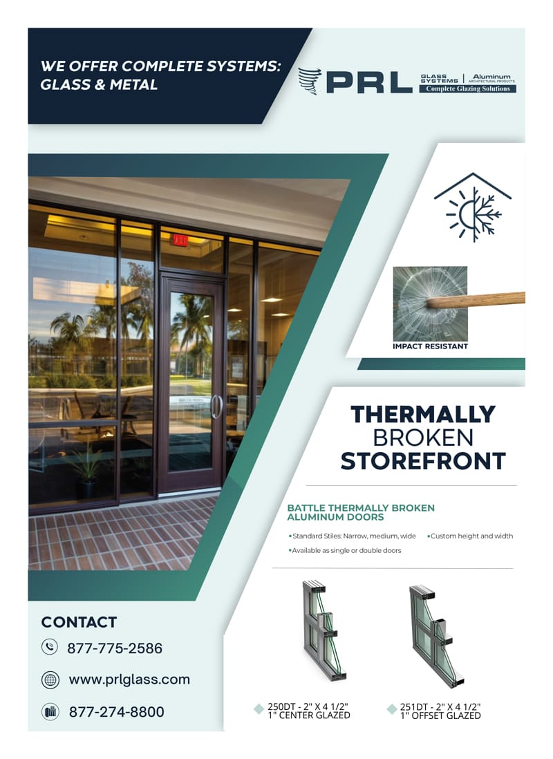 THERMALLY BROKEN STOREFRONT SYSTEMS