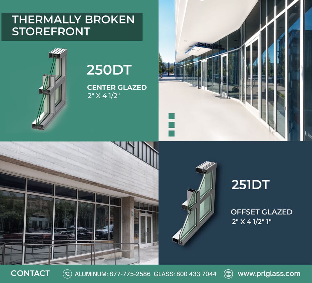 Thermally Broken Storefronts