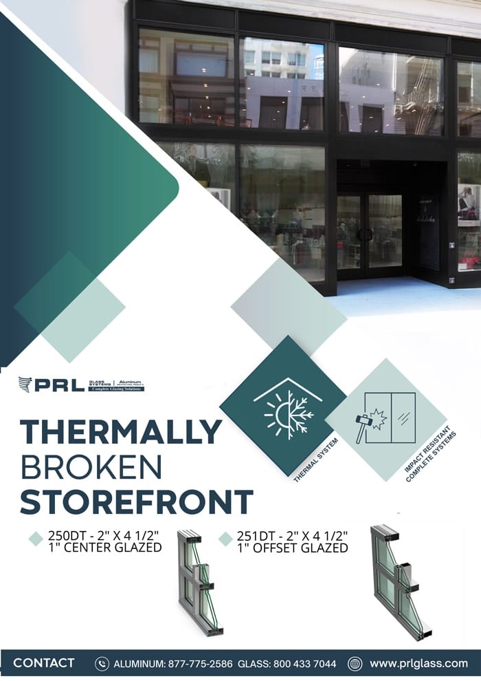 Thermally Broken Storefronts at PRL