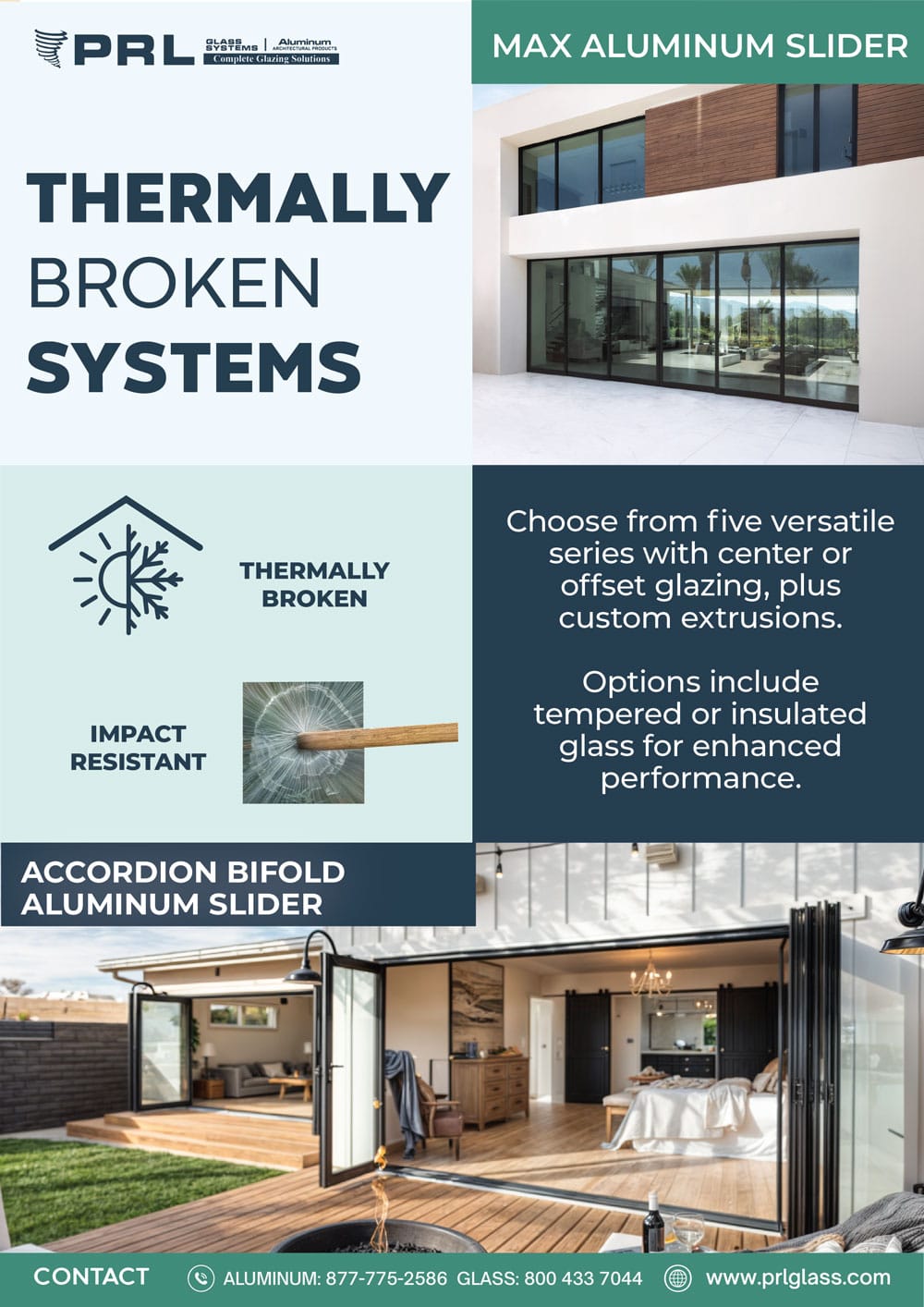 NEW PRL’s Thermally Broken Systems!