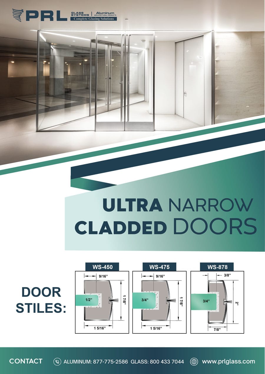 PRL’S ULTRA NARROW FULL FRAMED CLADDED DOORS!
