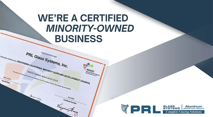 We're a certified minority owned business